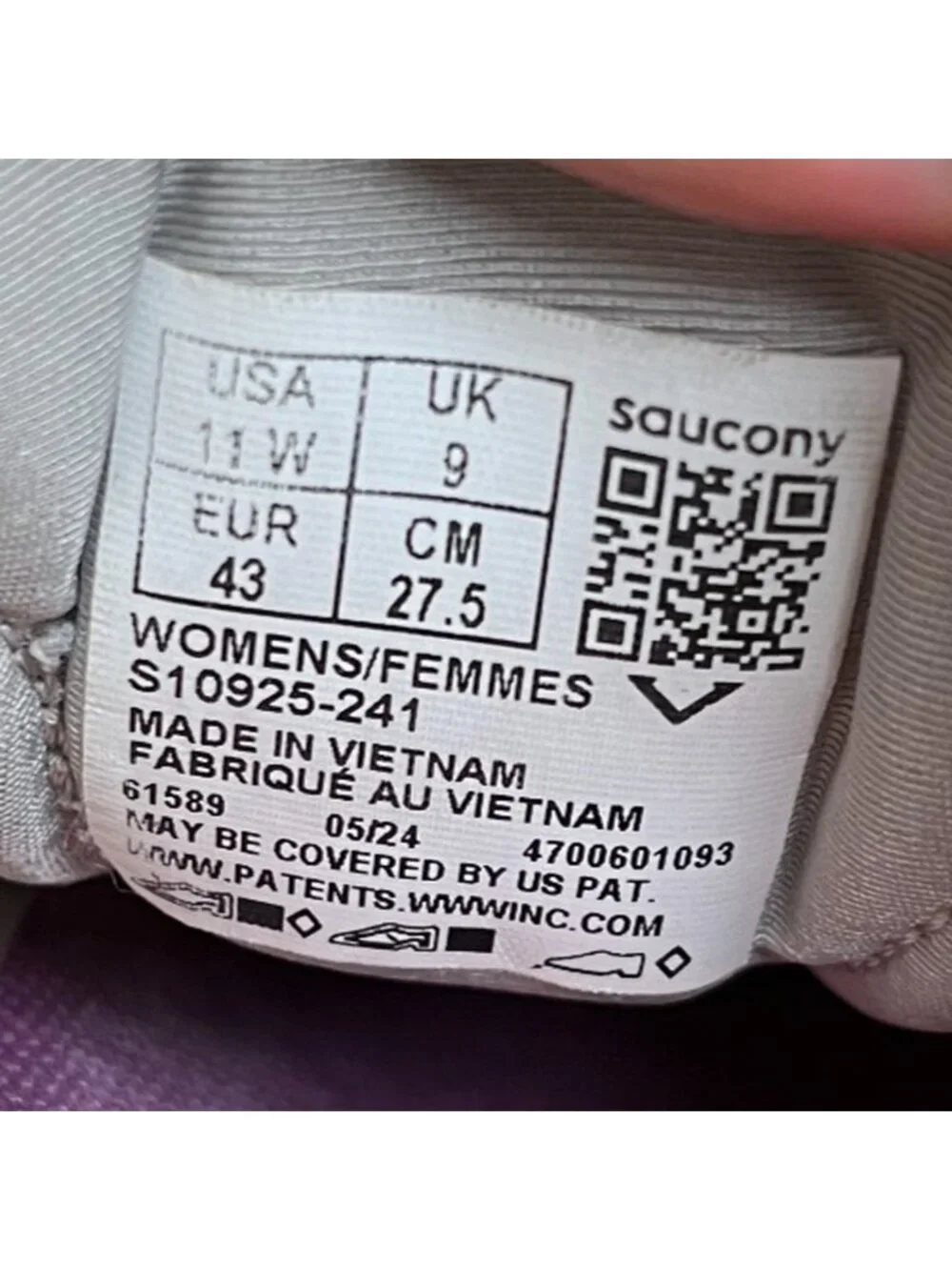 Saucony please review